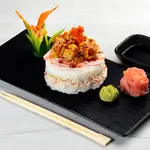 Ebi Crab Sushi Cake ( 1 Pc)